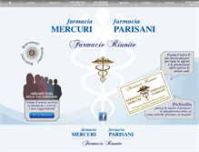 Tablet Screenshot of farmacieriunite.net